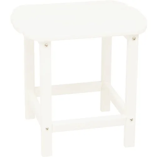 EY8002WH Outdoor Expressions HDPE Outdoor Side Table