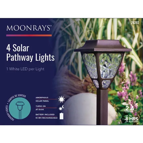 26293 Fusion Bronze Solar Path Light with Textured Lens